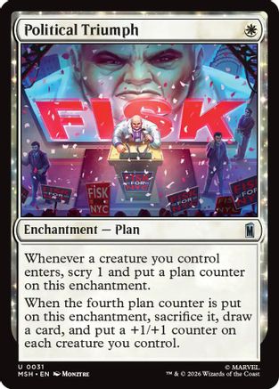 Political Triumph (MSH-031) [Marvel Super Heroes] Foil