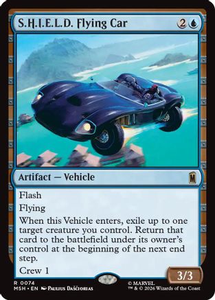 S.H.I.E.L.D. Flying Car (MSH-074) [Marvel Super Heroes]