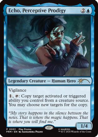 Echo, Perceptive Prodigy (SSP-001) [Standard Showdown Promos] Foil