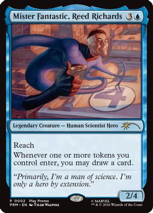 Mister Fantastic, Reed Richards (SSP-002) [Standard Showdown Promos]