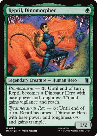 Reptil, Dinomorpher (MSH-182) [Marvel Super Heroes]