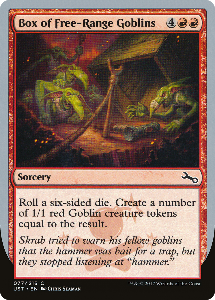 Box of Free-Range Goblins (UST-077) [Unstable]