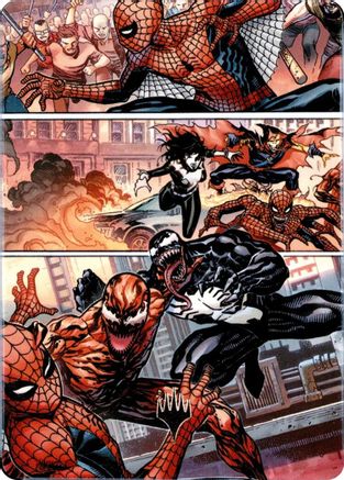 Maximum Carnage Art Card (Gold-Stamped Planeswalker Symbol) (ASSPM-046) [Art Series: Marvel's Spider-Man]