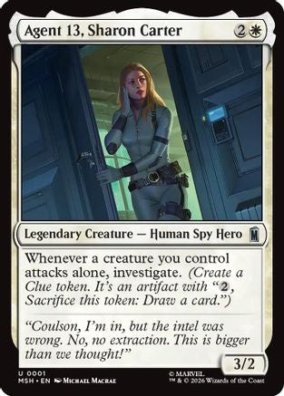 Agent 13, Sharon Carter (MSH-001) [Marvel Super Heroes]