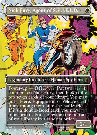 Nick Fury, Agent of S.H.I.E.L.D. (Borderless) (MSH-314) [Marvel Super Heroes]