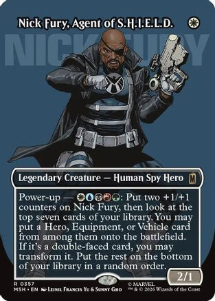 Nick Fury, Agent of S.H.I.E.L.D. (Borderless) (MSH-357) [Marvel Super Heroes]