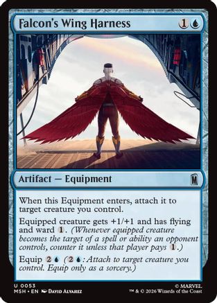 Falcon's Wing Harness (MSH-053) [Marvel Super Heroes]