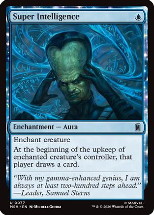 Super Intelligence (MSH-077) [Marvel Super Heroes] Foil