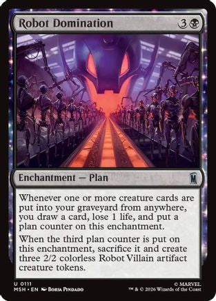 Robot Domination (MSH-111) [Marvel Super Heroes] Foil