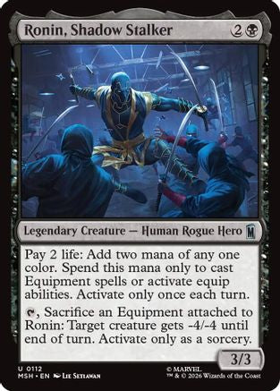 Ronin, Shadow Stalker (MSH-112) [Marvel Super Heroes]