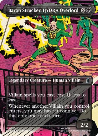 Baron Strucker, HYDRA Overlord (Borderless) (MSH-315) [Marvel Super Heroes]