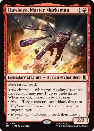 Hawkeye, Master Marksman (MSH-130) [Marvel Super Heroes]