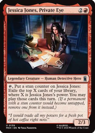 Jessica Jones, Private Eye (MSH-139) [Marvel Super Heroes] Foil