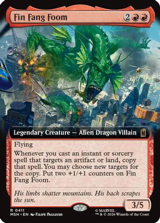 Fin Fang Foom (Extended Art) (MSH-411) [Marvel Super Heroes]
