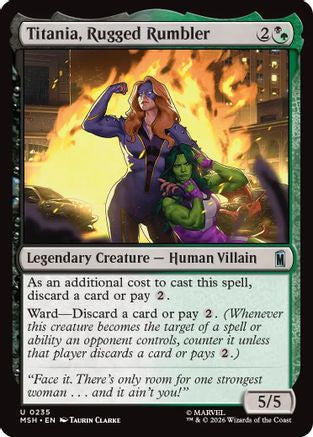 Titania, Rugged Rumbler (MSH-235) [Marvel Super Heroes]