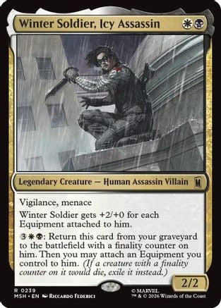 Winter Soldier, Icy Assassin (MSH-239) [Marvel Super Heroes] Foil