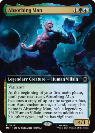 Absorbing Man (Extended Art) (MSH-416) [Marvel Super Heroes] Foil