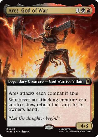 Ares, God of War (Extended Art) (MSH-418) [Marvel Super Heroes]