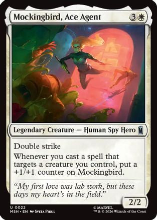 Mockingbird, Ace Agent (MSH-022) [Marvel Super Heroes]
