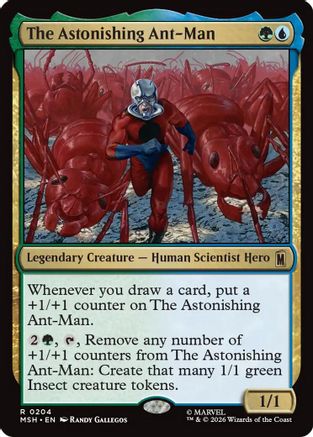 The Astonishing Ant-Man (MSH-204) [Marvel Super Heroes] Foil