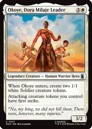 Okoye, Dora Milaje Leader (MSH-027) [Marvel Super Heroes] Foil