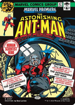 The Astonishing Ant-Man (Borderless) (MSH-397) [Marvel Super Heroes] Foil