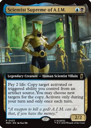 Scientist Supreme of A.I.M. (Extended Art) (MSH-423) [Marvel Super Heroes] Foil