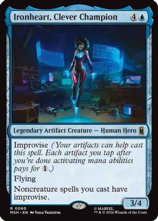 Ironheart, Clever Champion (MSH-060) [Marvel Super Heroes] Foil