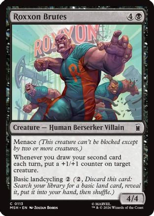 Roxxon Brutes (MSH-113) [Marvel Super Heroes] Foil