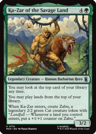 Ka-Zar of the Savage Land (MSH-174) [Marvel Super Heroes]