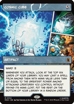 Cosmic Cube (Borderless) (MSH-312) [Marvel Super Heroes]