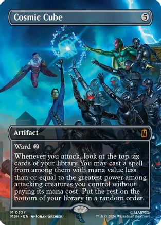 Cosmic Cube (Borderless) (MSH-337) [Marvel Super Heroes]