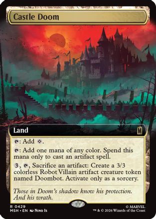 Castle Doom (Extended Art) (MSH-429) [Marvel Super Heroes] Foil