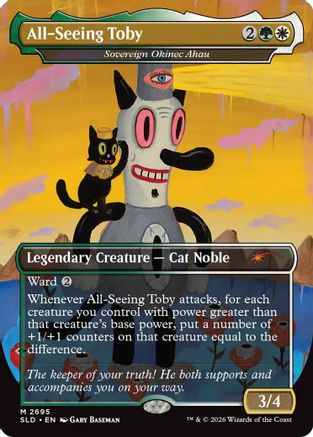 All-Seeing Toby - Sovereign Okinec Ahau (SLD-2695) [Secret Lair Drop Series] Foil