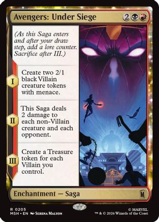 Avengers: Under Siege (MSH-205) [Marvel Super Heroes] Foil