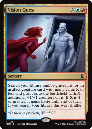 Vision Quest (MSH-237) [Marvel Super Heroes] Foil