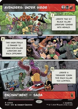 Avengers: Under Siege (Borderless) (MSH-306) [Marvel Super Heroes]
