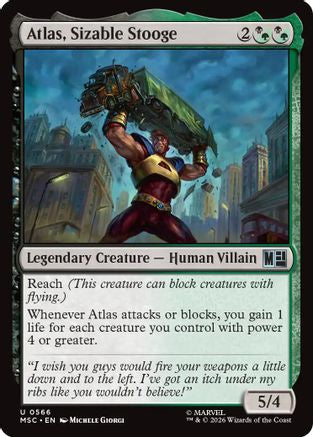 Atlas, Sizable Stooge (MSC-566) [Commander: Marvel Super Heroes]