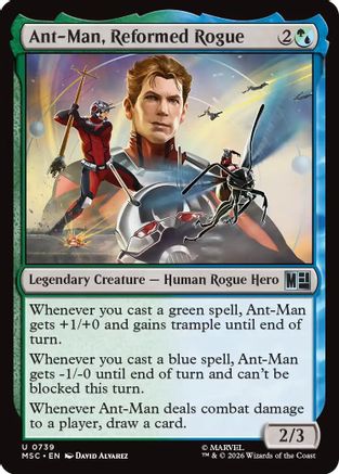 Ant-Man, Reformed Rogue (MSC-739) [Commander: Marvel Super Heroes] Foil