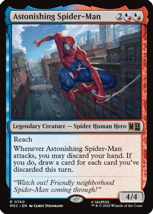Astonishing Spider-Man (MSC-740) [Commander: Marvel Super Heroes] Foil