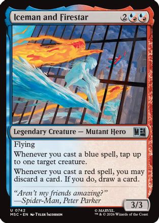 Iceman and Firestar (MSC-742) [Commander: Marvel Super Heroes]