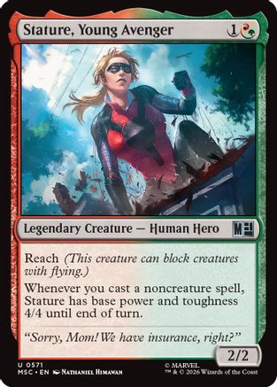 Stature, Young Avenger (MSC-571) [Commander: Marvel Super Heroes]