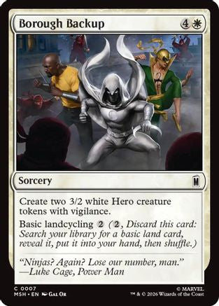 Borough Backup (MSH-007) [Marvel Super Heroes]
