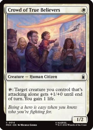 Crowd of True Believers (MSH-014) [Marvel Super Heroes]