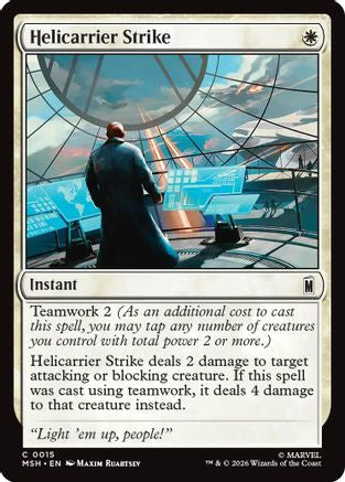 Helicarrier Strike (MSH-015) [Marvel Super Heroes] Foil