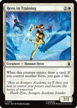 Hero in Training (MSH-016) [Marvel Super Heroes]
