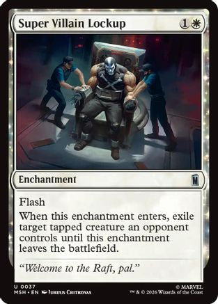 Super Villain Lockup (MSH-037) [Marvel Super Heroes] Foil
