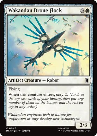 Wakandan Drone Flock (MSH-040) [Marvel Super Heroes] Foil