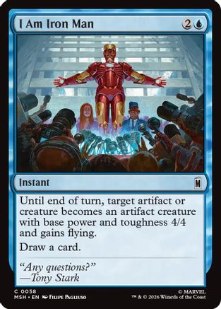 I Am Iron Man (MSH-058) [Marvel Super Heroes]