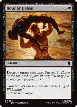 Hour of Defeat (MSH-099) [Marvel Super Heroes] Foil